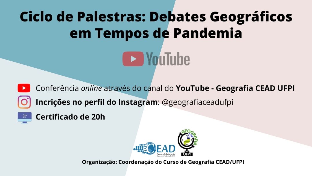 Ok Ciclo de Palestras Debates Geográficos em Tempos de Pandemia 7