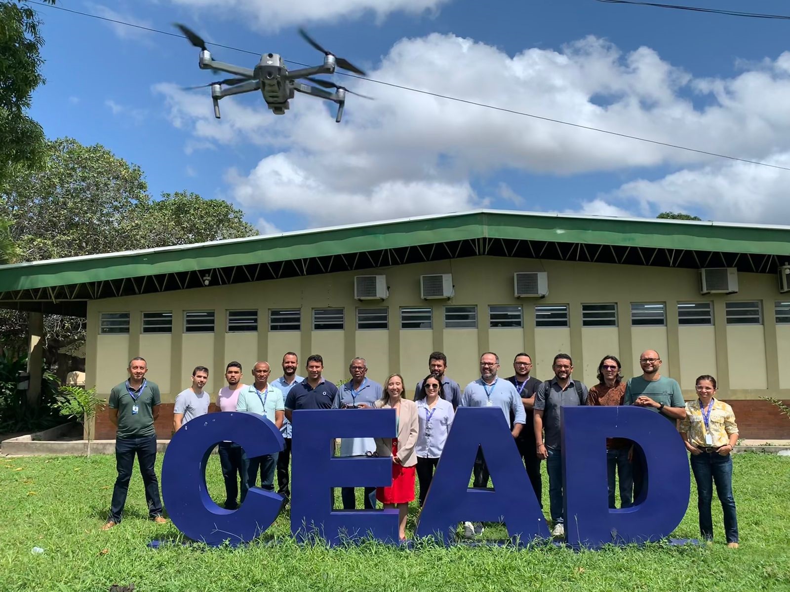 Drone em voo